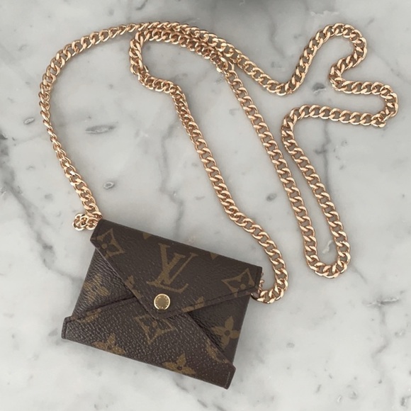 Authentic Louis Vuitton Kirigami Pouch size small with chains & insert - Picture 3 of 7